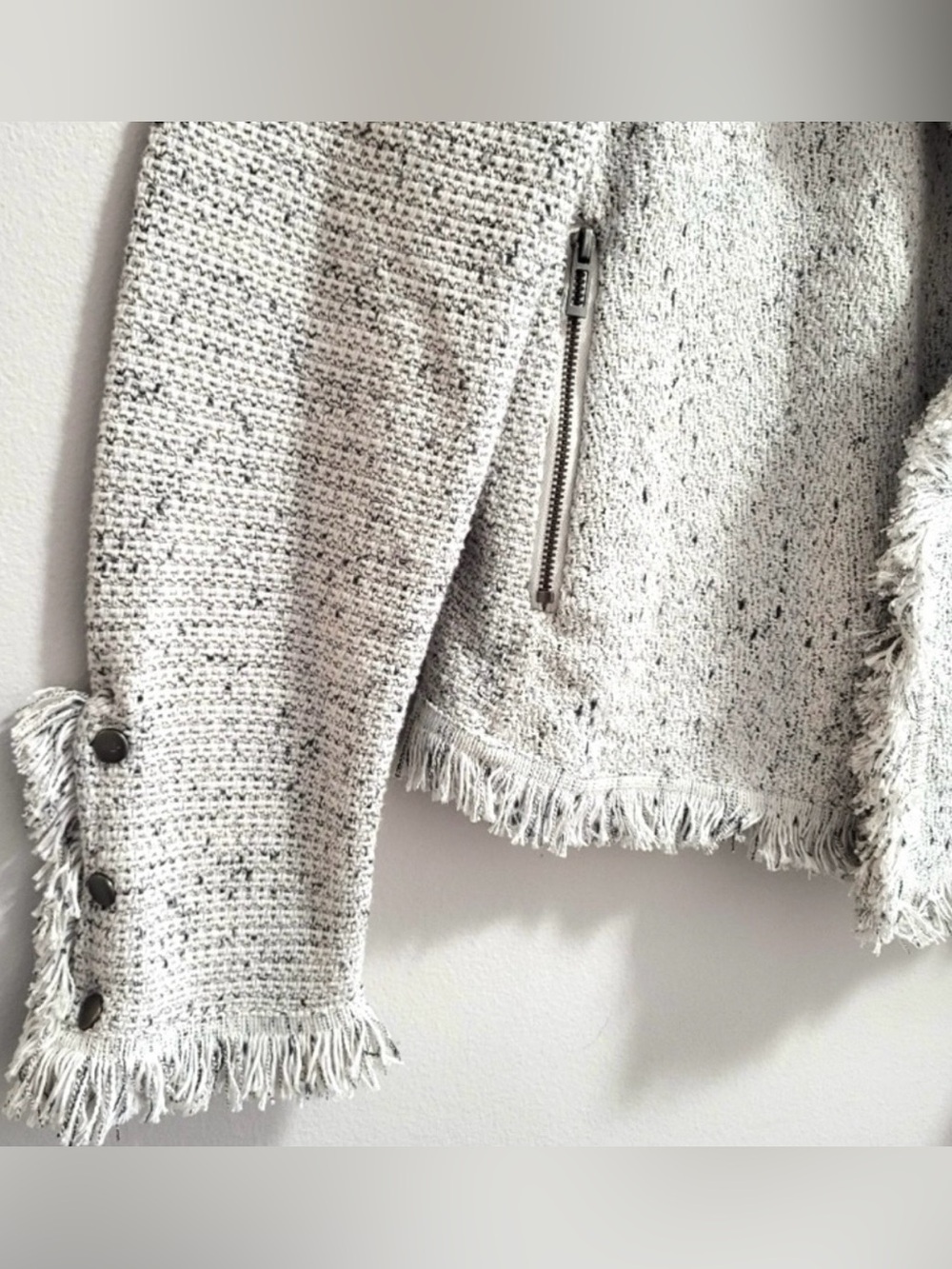NIC+ZOE Tweed Knit Cardigan Jacket Blazer XL NWOT - Picture 7 of 11